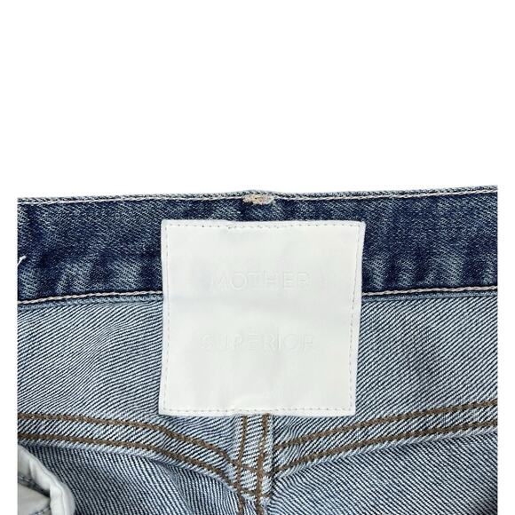 Mother Superior Denim Trickster Skimp Fray in Thrill Seeker Blue Jeans Size 25 - Picture 12 of 16